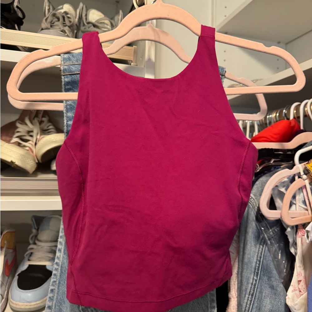 Lululemon Magenta Tank Top